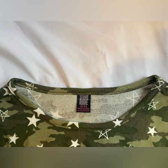 Star Ride Brushed Camo Long sleeve Star Top Girls Size 5/6 NWT - Picture 3 of 10